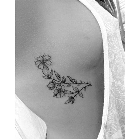 floral side boob tattoo|23 beautiful sideboob tattoos